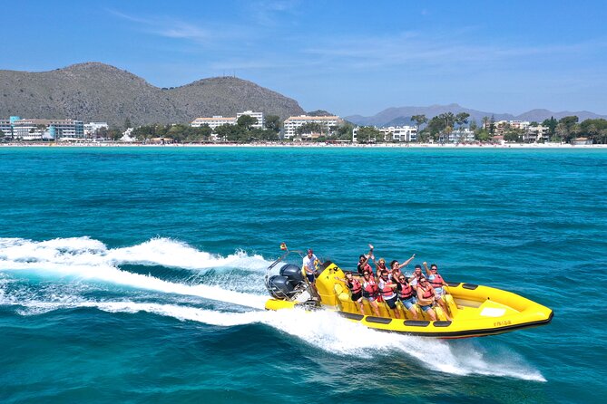 1 Hour of Adrenaline and Speedboat adventure in Alcúdia - Starting at Platja d’Alcúdia