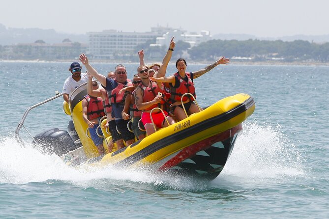 1 Hour of Adrenaline and Speedboat adventure in Alcúdia - Photo stops and the quiet cove