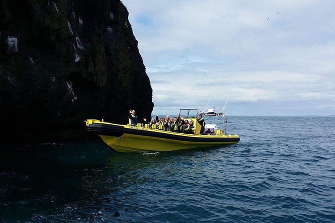 2 hour Round Trip in Vestmannaeyjar on a RIB Boat - Elephant Rock and the island formations
