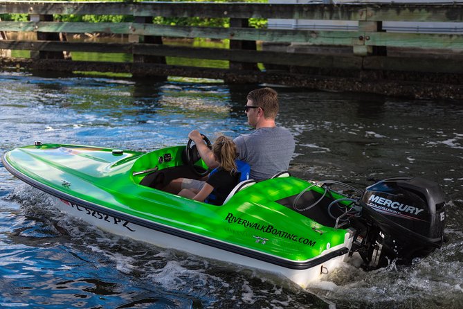 2 Person Mini Power Boat Rental at Tampa Riverwalk - What the one-hour ride feels like