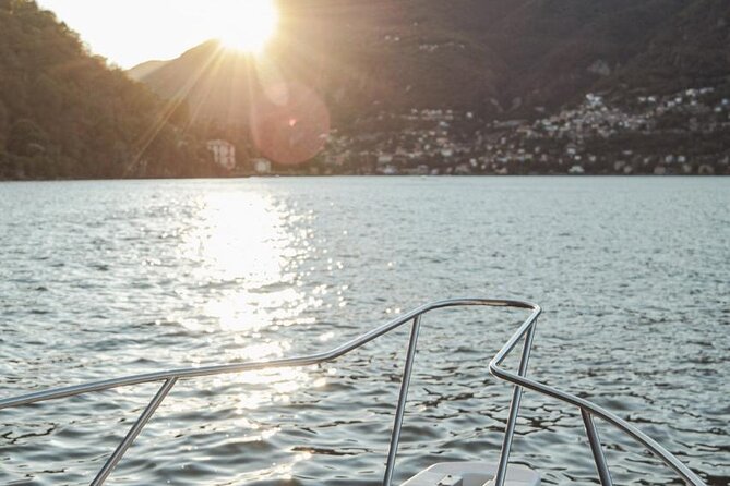 3 Hours Private Boat Cruise on Lake Como with Open Bar - Sunset drinks and the open bar