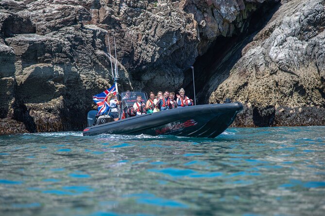 30-Minute Raptor RIB Ride Activity in Torquay - Meadfoot and London Bridge from the sea