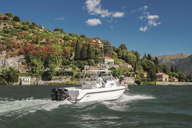 4 Hours Private Boat Cruise on Lake Como with Open Bar - Moltrasio and Laglio: villas, stories, and celebrity addresses