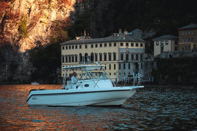 4 Hours Private Boat Cruise on Lake Como - From Sant’Agostino to Como’s grand villas