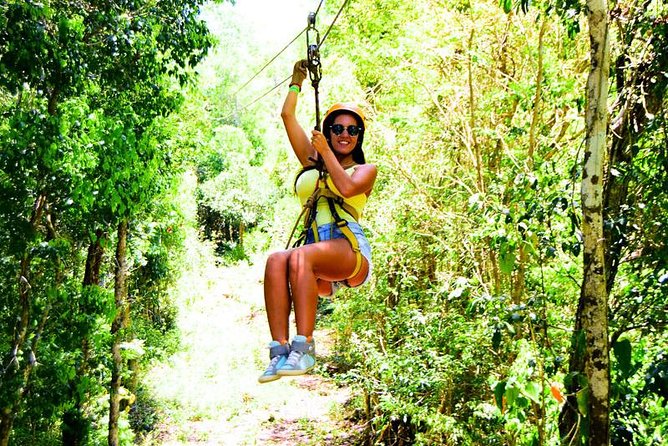5-in-1 Adventure in Cancun: ATVs, Ziplines, Speed Boat, Snorkel and Cenote Swim - The transfer gap between sea and jungle