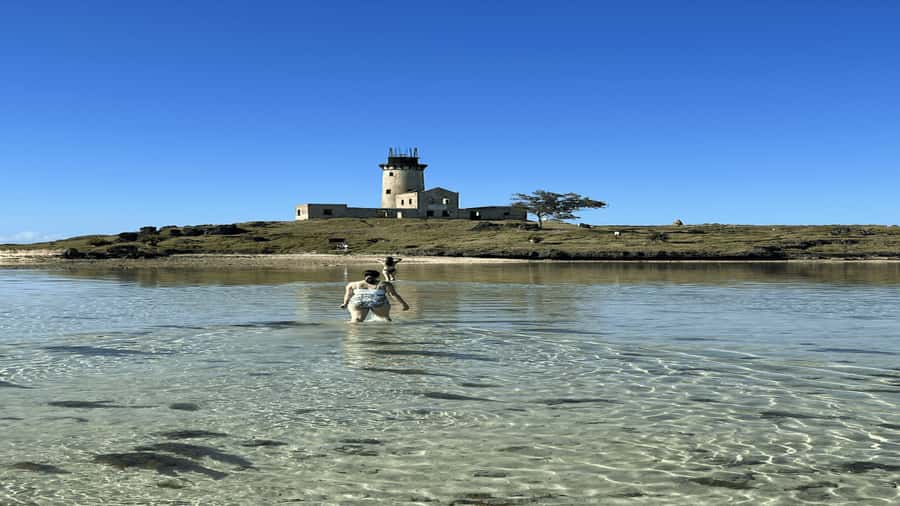5 Islands Private Speedboat w/ Snorkeling + Lunch & Drinks - Speeding east from Trou d’Eau Douce