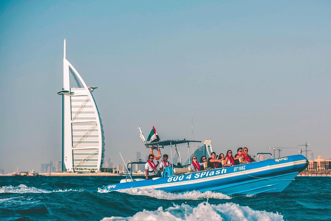90 Minutes Speedboat Tour Dubai Marina, Burj Al Arab and Atlantis - Morning and evening departures help with Dubai’s heat
