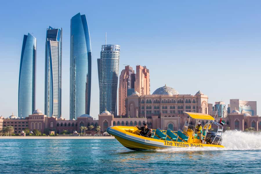 Abu Dhabi: Guided Speedboat Sightseeing Tour - When to go: sunset, morning, or breakfast