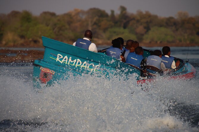 Adrenaline Jet Boat Safari in Victoria Falls - Racing through the rapids
