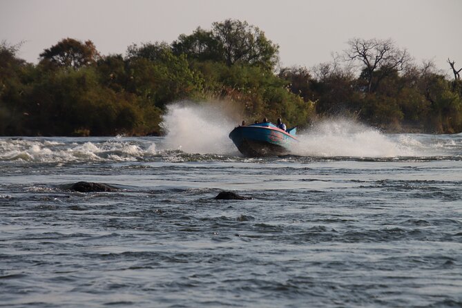 Adrenaline Jet Boat Safari in Victoria Falls - Getting onto the upper Zambezi