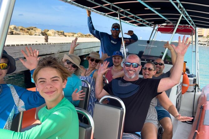 Adventurous Snorkel and Sightseeing tour with RIB boat - Tugboat Beach and a wreck in shallow water