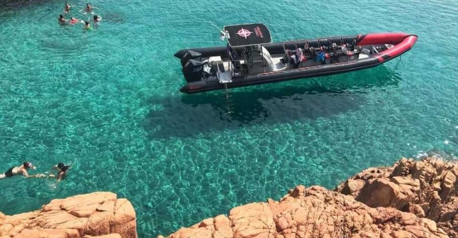 Ajaccio/Porticcio: Scandola & Piana Semi-Rigid Boat Day Trip - The red walls of the Calanques de Piana