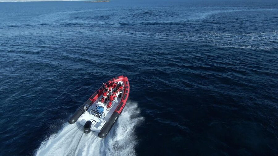 Alcudia: Sightseeing, Sea Caves & Snorkel Speedboat Tour - Ses Caletes is the longer, quieter stop