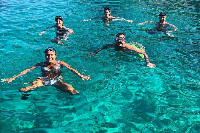 Alghero: snorkeling RIB tour in Porto Conte and Capo Caccia - Cala Dragunara and the first swim