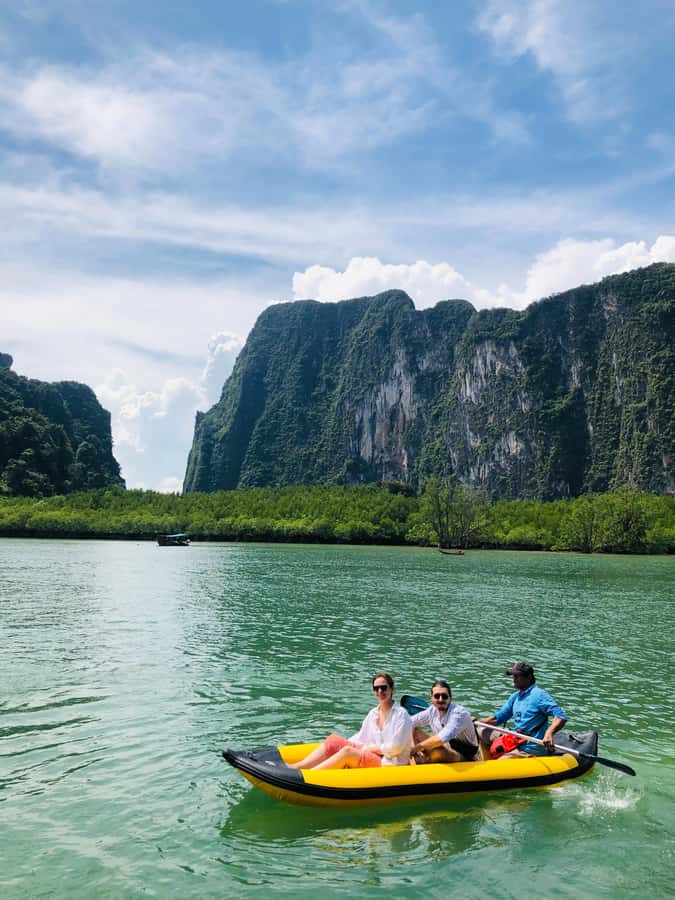 Ao Nang: James Bond & Hong Islands w/Canoeing by Speed Boat - Koh Panyi, the stilt village lunch stop