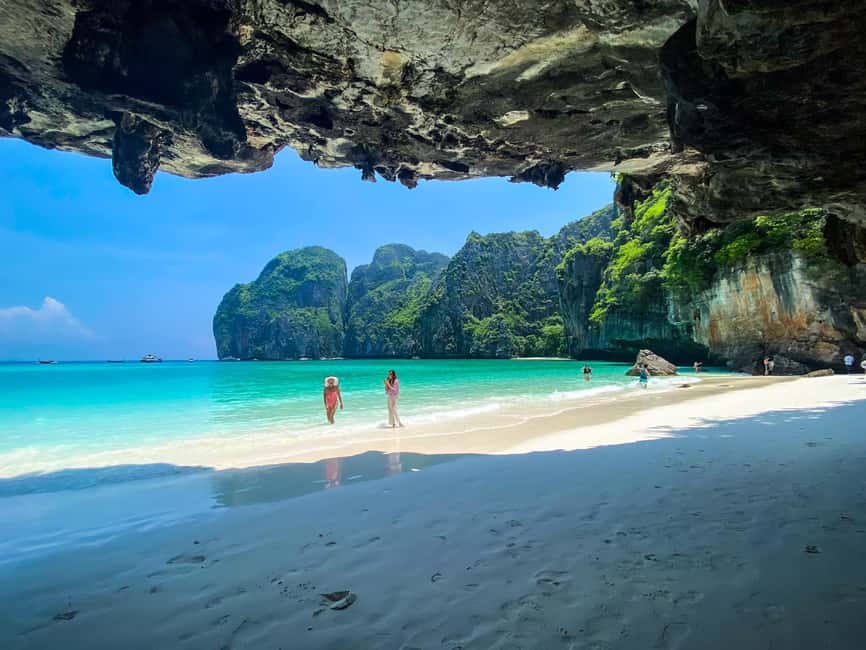 Ao Nang: Phi Phi Islands Speedboat or Catamaran Tour One day - Bamboo Island starts the swimming time