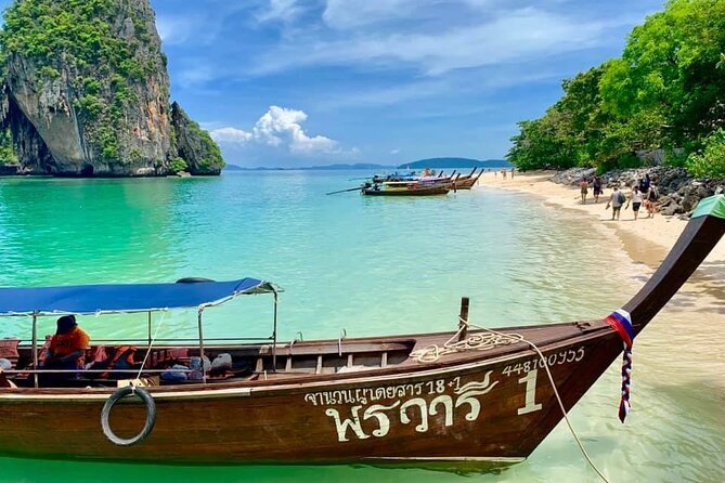 Best of Krabi 7 Islands Sunset Tour Speedboat/Long Tail Boat - Tup Island and the sandbar at low tide