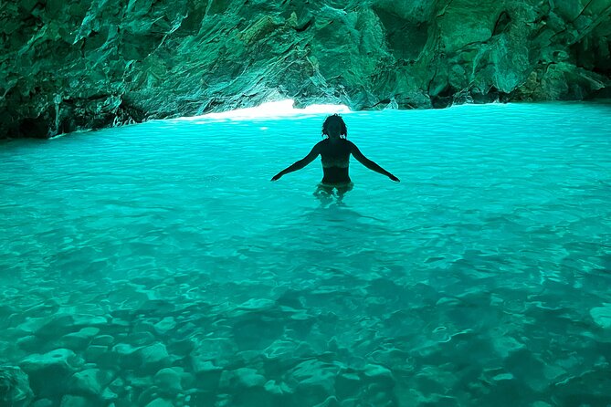 Blue Cave & Grama Bay Full Day Guided Boat Tour - Seal Cave and the narrow sea near Dukat