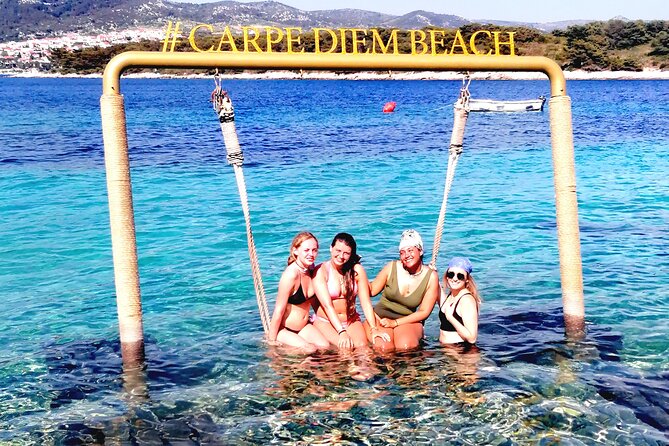 Blue Cave & Hvar, 5 Islands Speedboat with Luxury Seats in Shade - Vis bunkers and Stiniva from the water