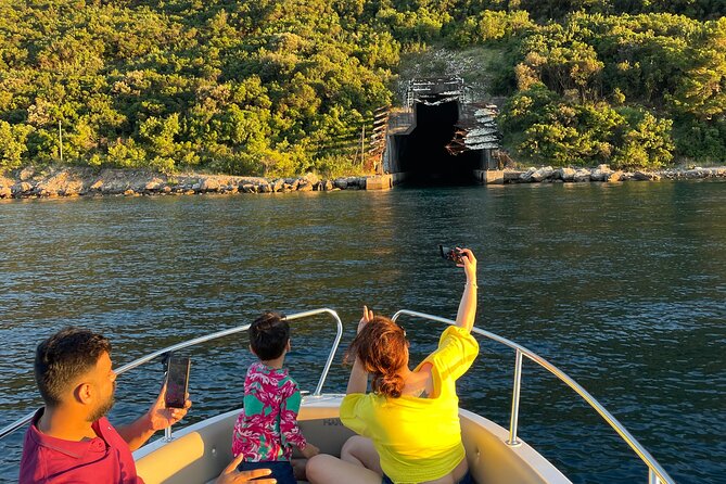 Blue Cave, Lady of the Rocks and Kotor Bay SpeedBoat Tour 3H - Perast and the sights along the return route