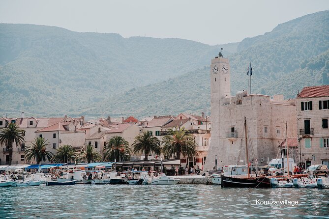 Blue cave, Mama Mia and Hvar, 5 island speedboat tour from Trogir - Srebrena is the Mamma Mia photo stop