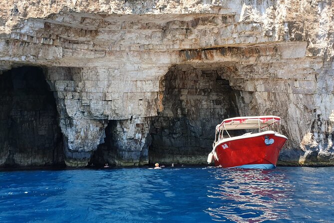 Blue Cave & Vis Island speedboat tour from Hvar - Stiniva Cove, where cliffs frame the water