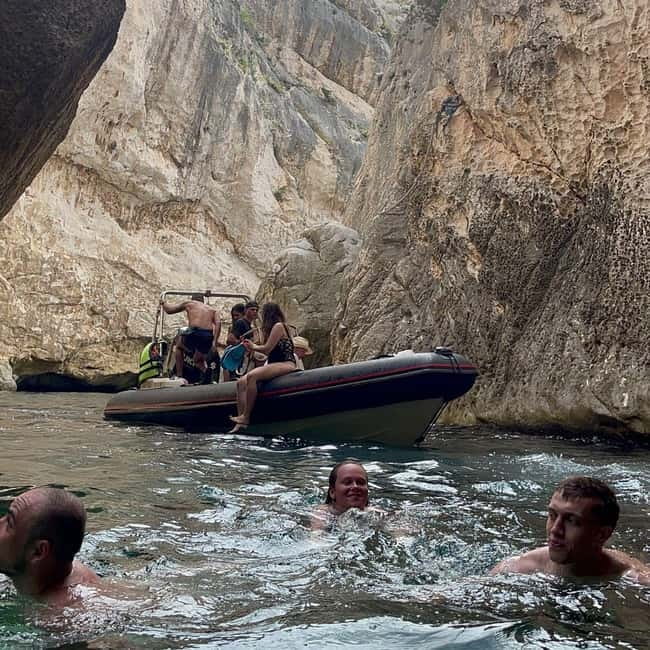 Blue Gem Cave Speedboat Tour Vlore - Bristan and the Skafistave canyon