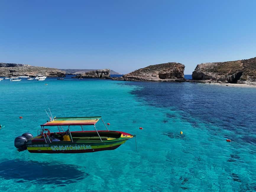 Blue Lagoon: Comino & Crystal Lagoon Private Speedboat Malta - A private boat changes the Blue Lagoon day