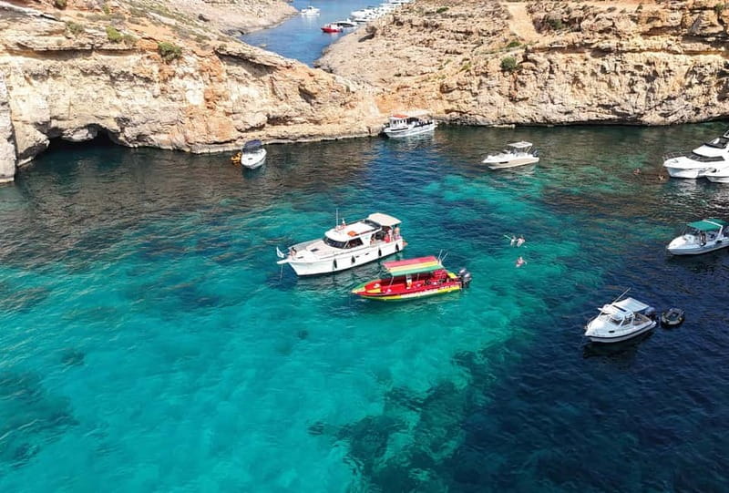 Blue Lagoon:Malta Crystal Lagoon, Comino,Private Speedboat - Who Will Enjoy This Most