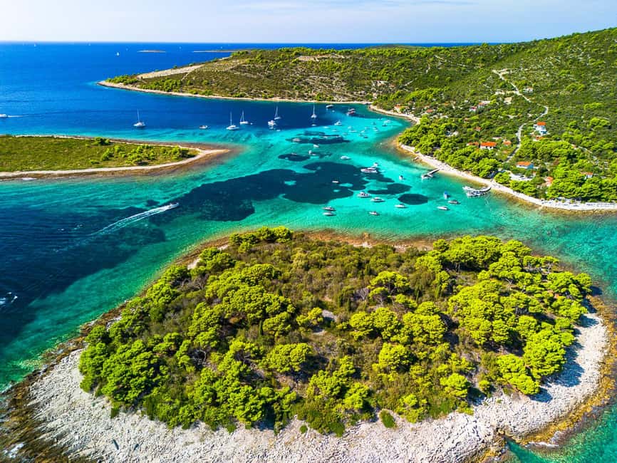 Blue Lagoon & Šolta Small-Group Boat Tour from Split - Setting out from the west coast of Split