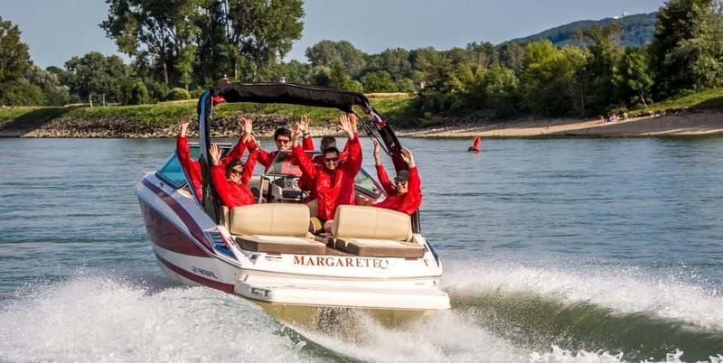 Bratislava by a Private Speedboat - Bratislava from the river, not the pavement
