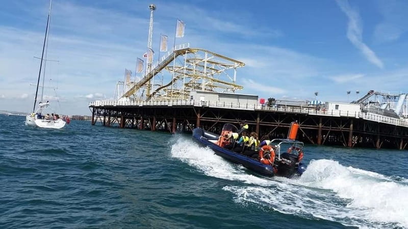 Brighton: Powerboat Ride - Leaving Brighton Marina for open water