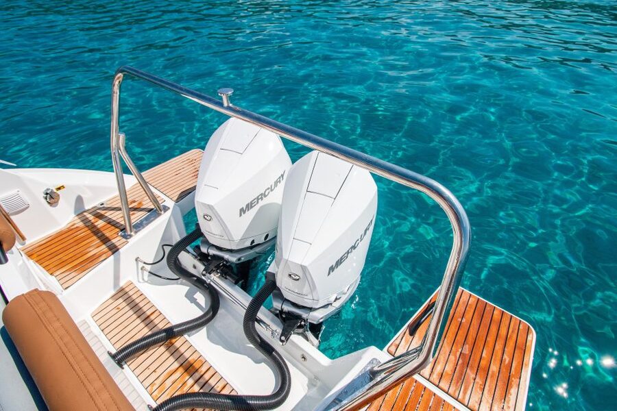 Cagliari: Luxury Motorboat Tour with 3 Swim Stops & Wine - Cala Mosca: the first chance to swim and snorkel