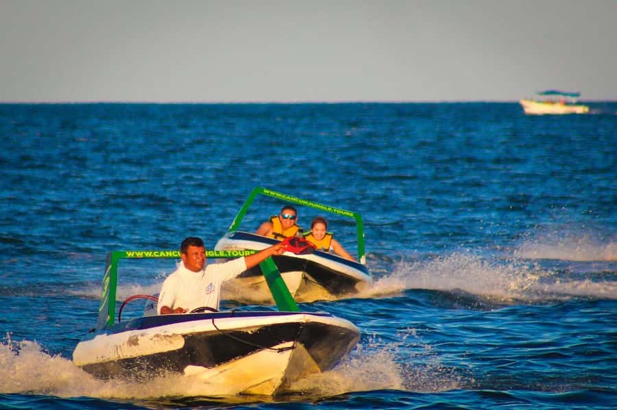 Cancun: Jungle Speedboat and Snorkeling Tour Adventure - A short stop at El Meco Archaeological Site
