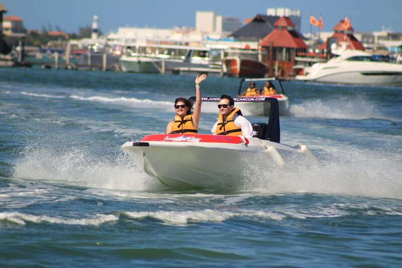 Cancun: Jungle Tour Adventure with Speedboat and Snorkeling - Key points at a glance