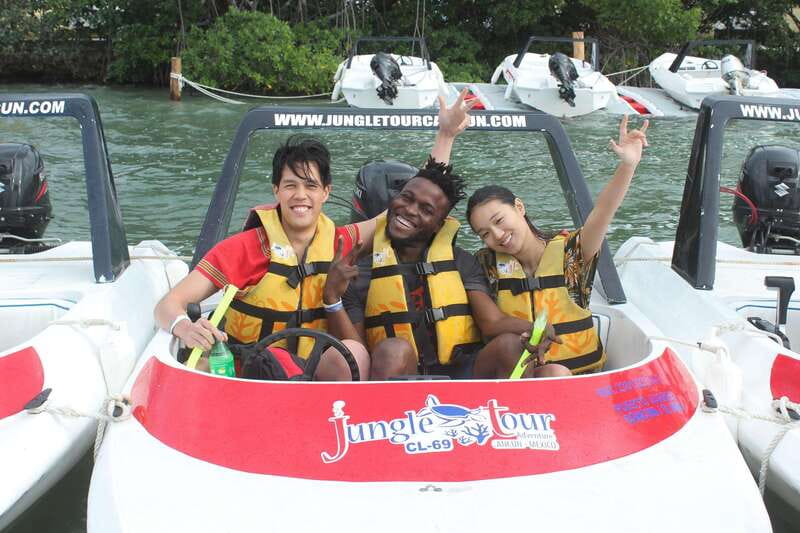 Cancun: Jungle Tour Adventure with Speedboat and Snorkeling - Snorkeling at Punta Nizuc