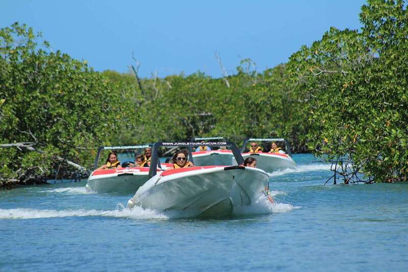 Cancun: Jungle Tour Adventure with Speedboat and Snorkeling - What the salbutes add to the experience