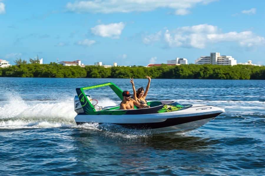 Cancún: Jungle Tour and Speed Boat Tour Adventure - Starting at Marina Chac Chi