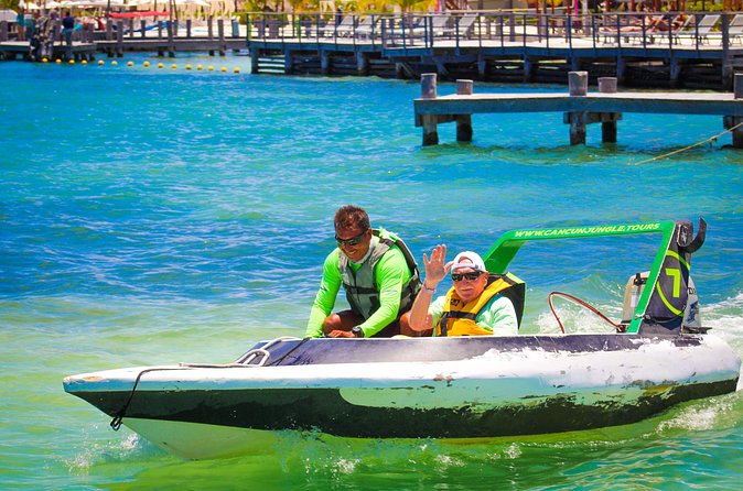 Cancun Speedboat with Crocodile Watching Jungle Tours Adventure - Entering the mangrove channels