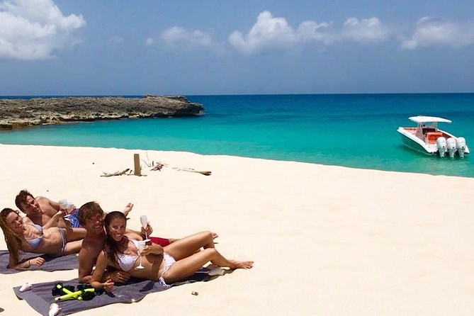 Captain Bob Speed Boat, Snorkeling, Beach Tour & Lunch St Maarten - Pinel Island: calm water, lunch, and a slower hour