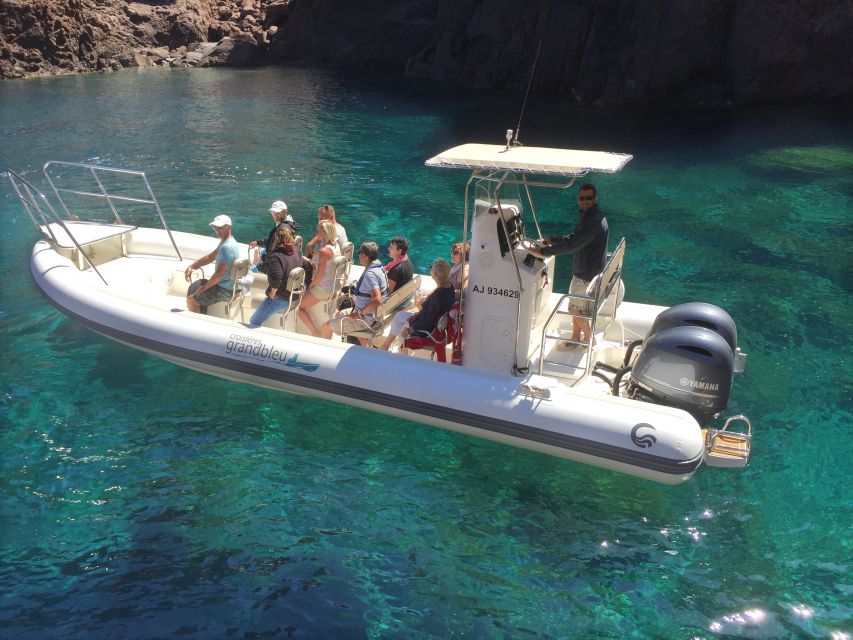 Cargèse: Calanques of Piana Capo Rosso Semi-Rigid Boat Tour - Key points to know before boarding