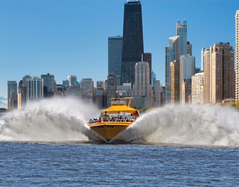 City Cruises Chicago: Seadog Lakefront Speedboat Ride - Leaving Navy Pier at full speed