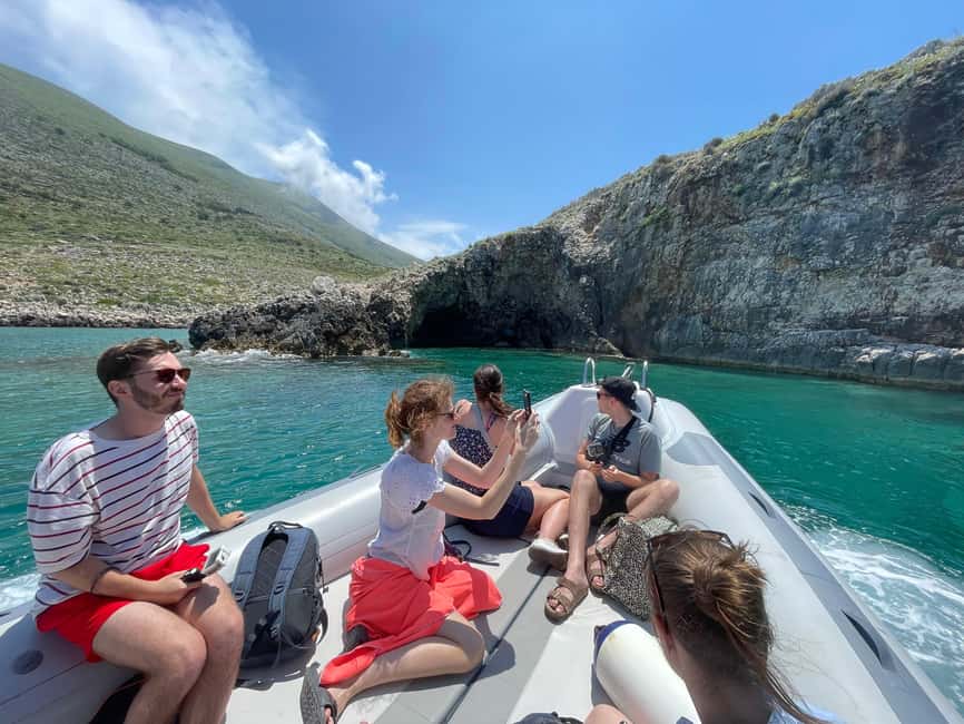 Clare: Sazan Island & Karaburun Speedboat Trip & Snorkeling - Swimming Inside Haxhi Ali Cave