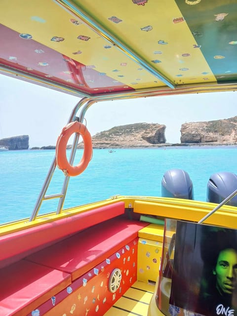 Comino:Crystal & Blue Lagoon,Caves, Private Speedboat Malta - Cominotto Reef and the move to Crystal Lagoon