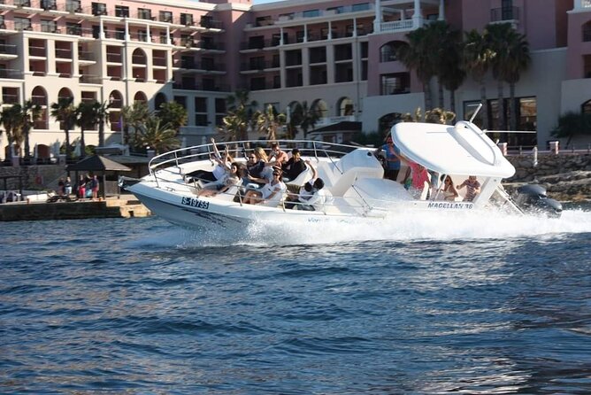 Comino, The Blue Lagoon & Caves Powerboat from St Julian's - St Paul’s Islands from the water