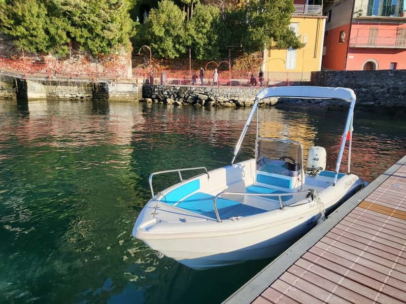 Como: 40HP Motor Boat Rental No License Required - Taking command at Lungo Lario Trieste