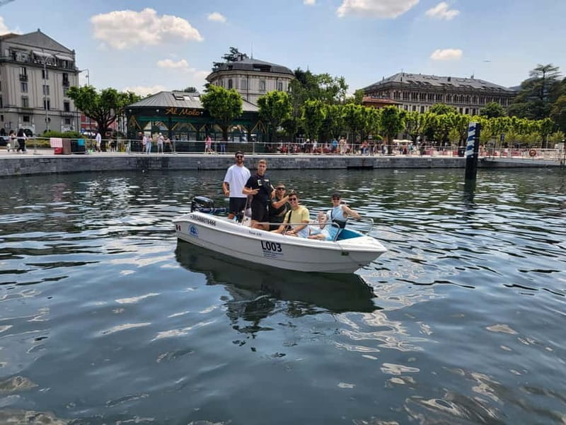 Como: 40HP Motor Boat Rental No License Required - Nesso and the brief waterfall stop