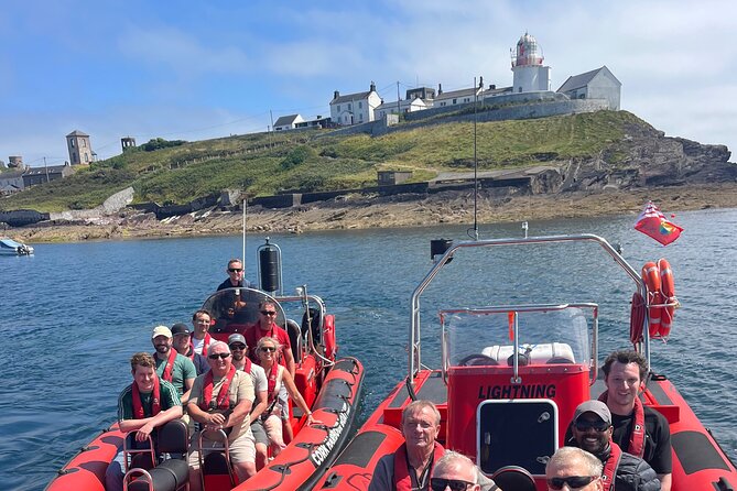 Cork Harbour RIB Tour - Roches Point Lighthouse and the Irish coastline