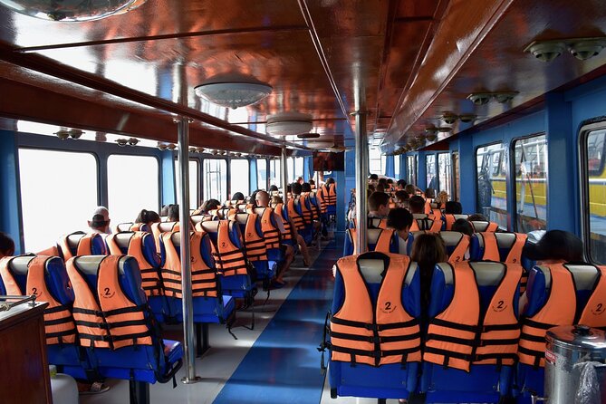 Day Tour from Phuket to 4 Islands in Krabi by Ferry & Speedboat - Koh Poda gives you the longest beach break