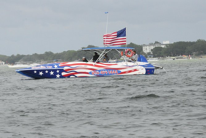 Dolphin-Watching Speedboat Cruise in Destin Harbor - Searching the Gulf for dolphins and stingrays